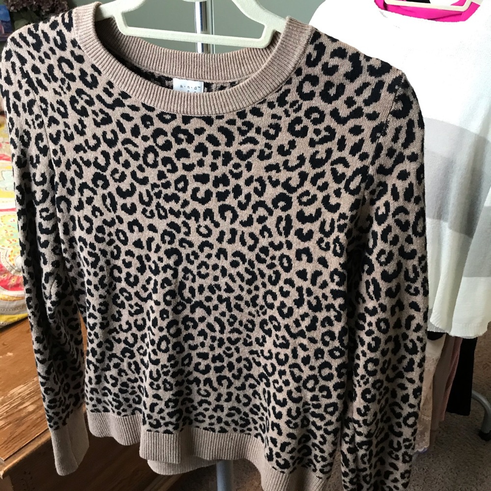 A New Day Leopard Print Sweater